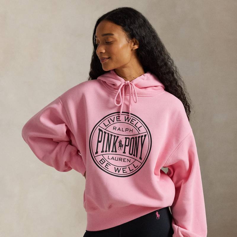Kapuzenpullover mit Pink Pony und Logo von Polo Ralph Lauren