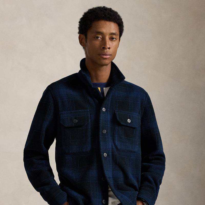 Karierte Hemdjacke aus Hochflor-Fleece von Polo Ralph Lauren