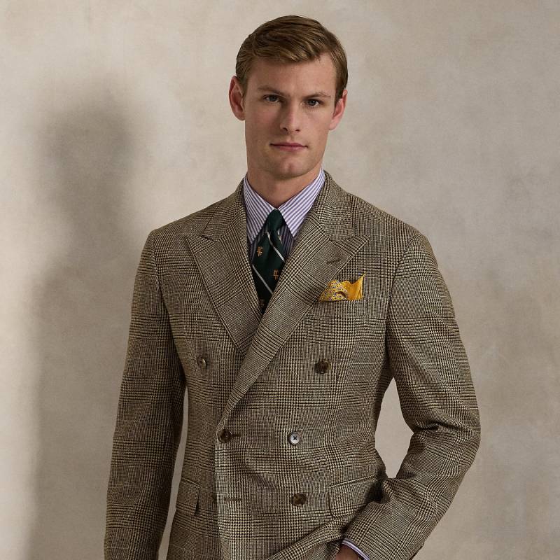 Karierte Tailored-Fit Polo-Anzugjacke von Polo Ralph Lauren