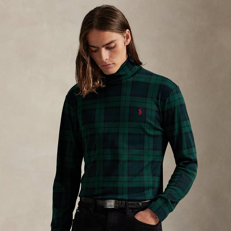 Karierter Baumwoll-Rollkragenpullover von Polo Ralph Lauren