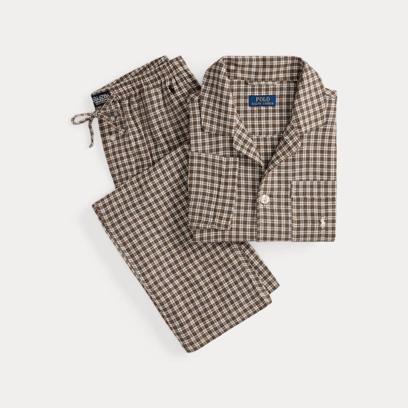 Karierter Pyjama aus Flanell von Polo Ralph Lauren
