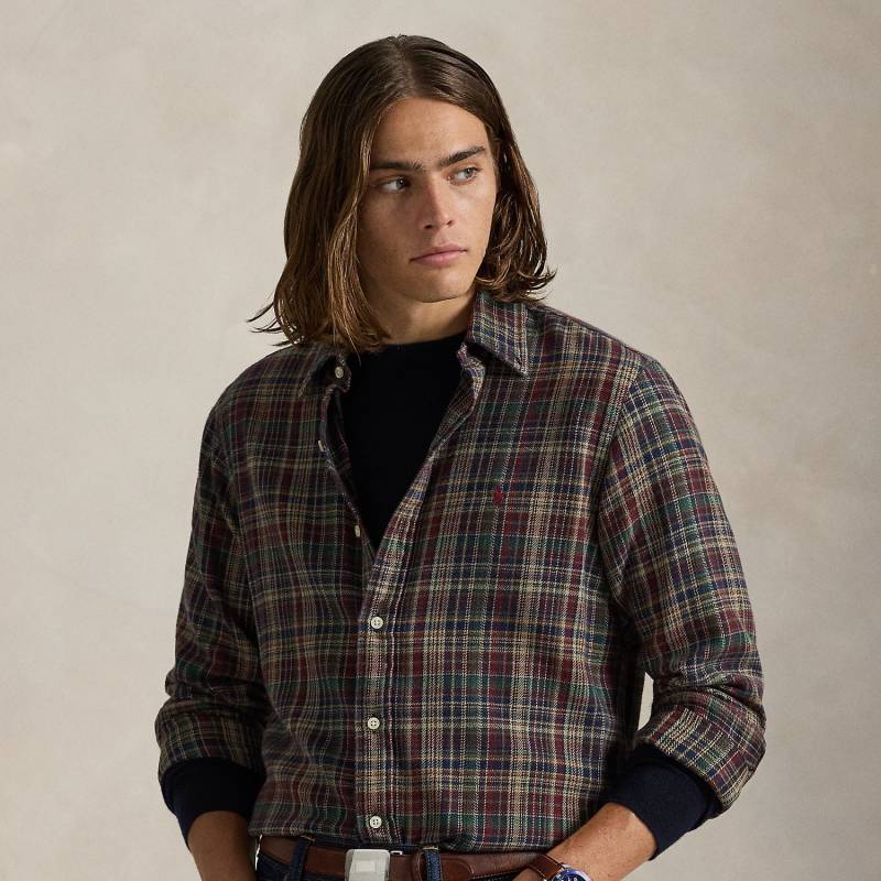 Kariertes Custom-Fit Flanellhemd von Polo Ralph Lauren
