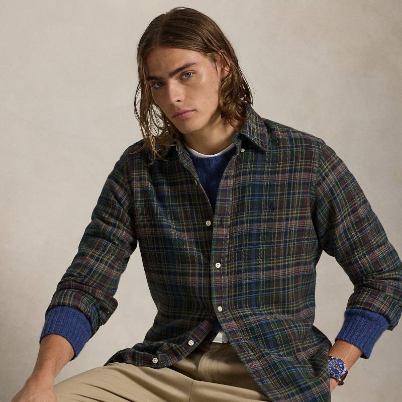 Kariertes Custom-Fit Flanellhemd von Polo Ralph Lauren