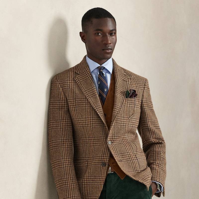 Karierte Tailored-Fit Anzugjacke Polo von Polo Ralph Lauren