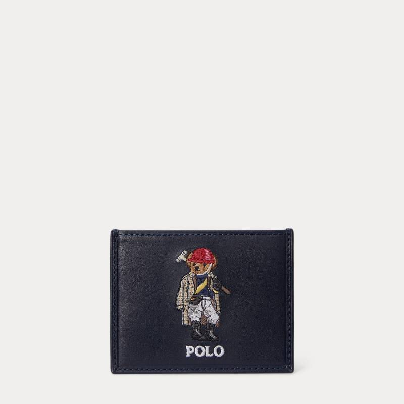 Kartenetui aus Leder mit Polo Bear von Polo Ralph Lauren