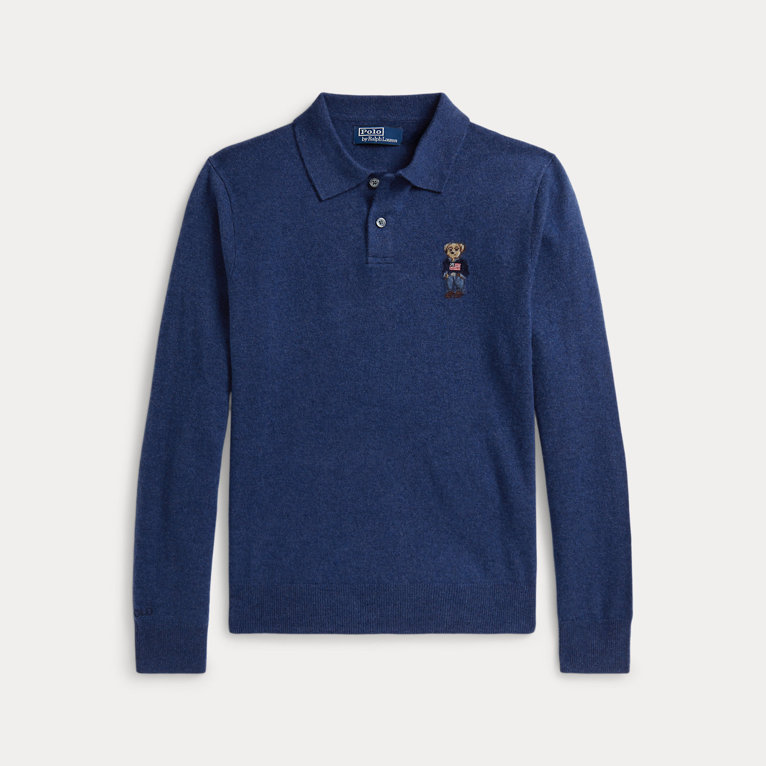 Kaschmirpullover mit Polo Bear von Polo Ralph Lauren
