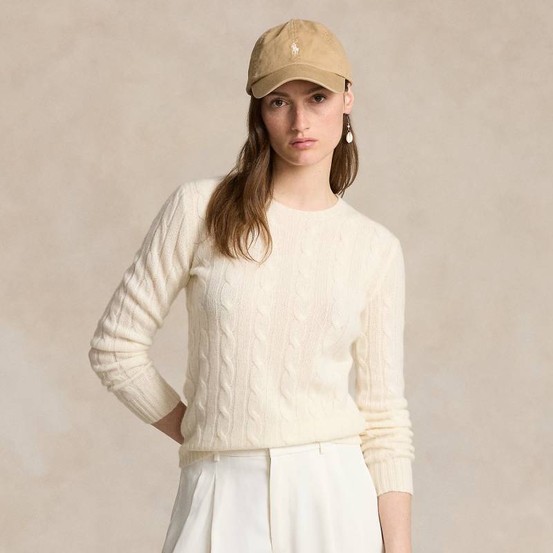 Kaschmirpullover mit Zopfmuster von Polo Ralph Lauren