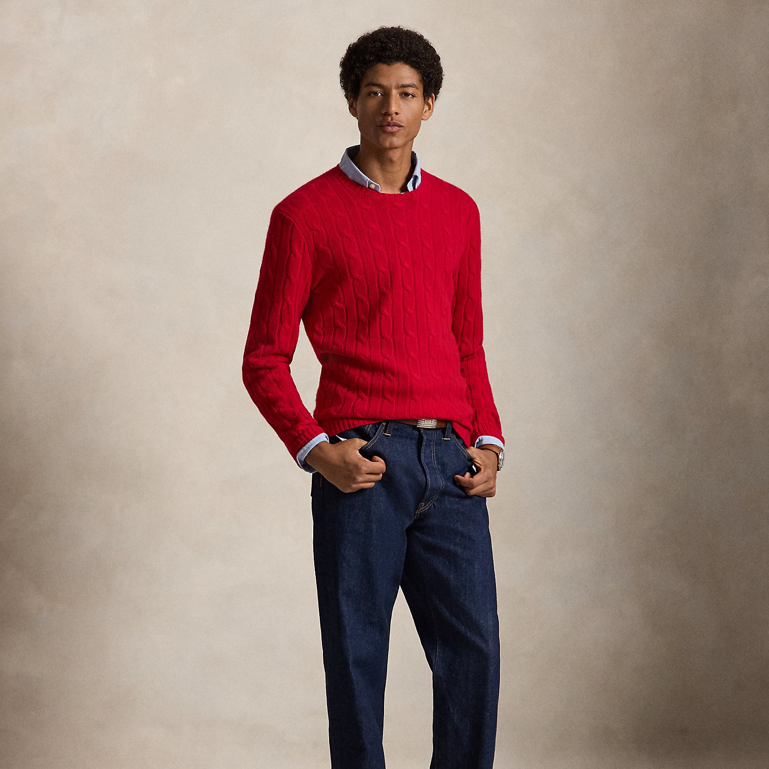 Der legendäre Kaschmirpullover mit Zopfmuster von Polo Ralph Lauren
