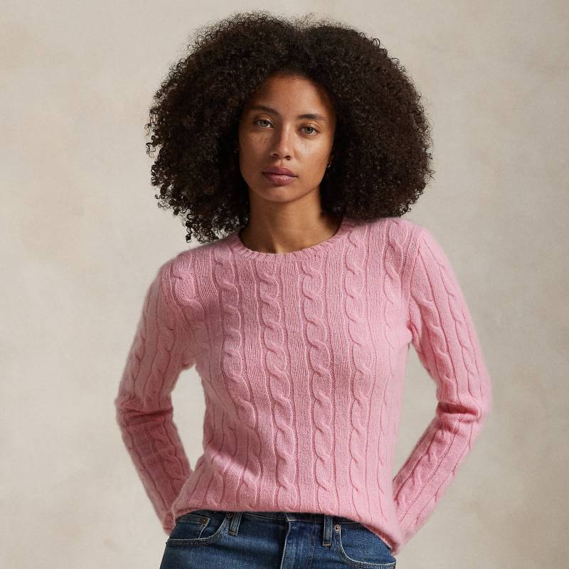 Kaschmirpullover mit Zopfmuster von Polo Ralph Lauren