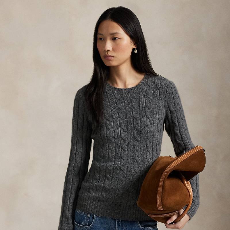 Kaschmirpullover mit Zopfmuster von Polo Ralph Lauren