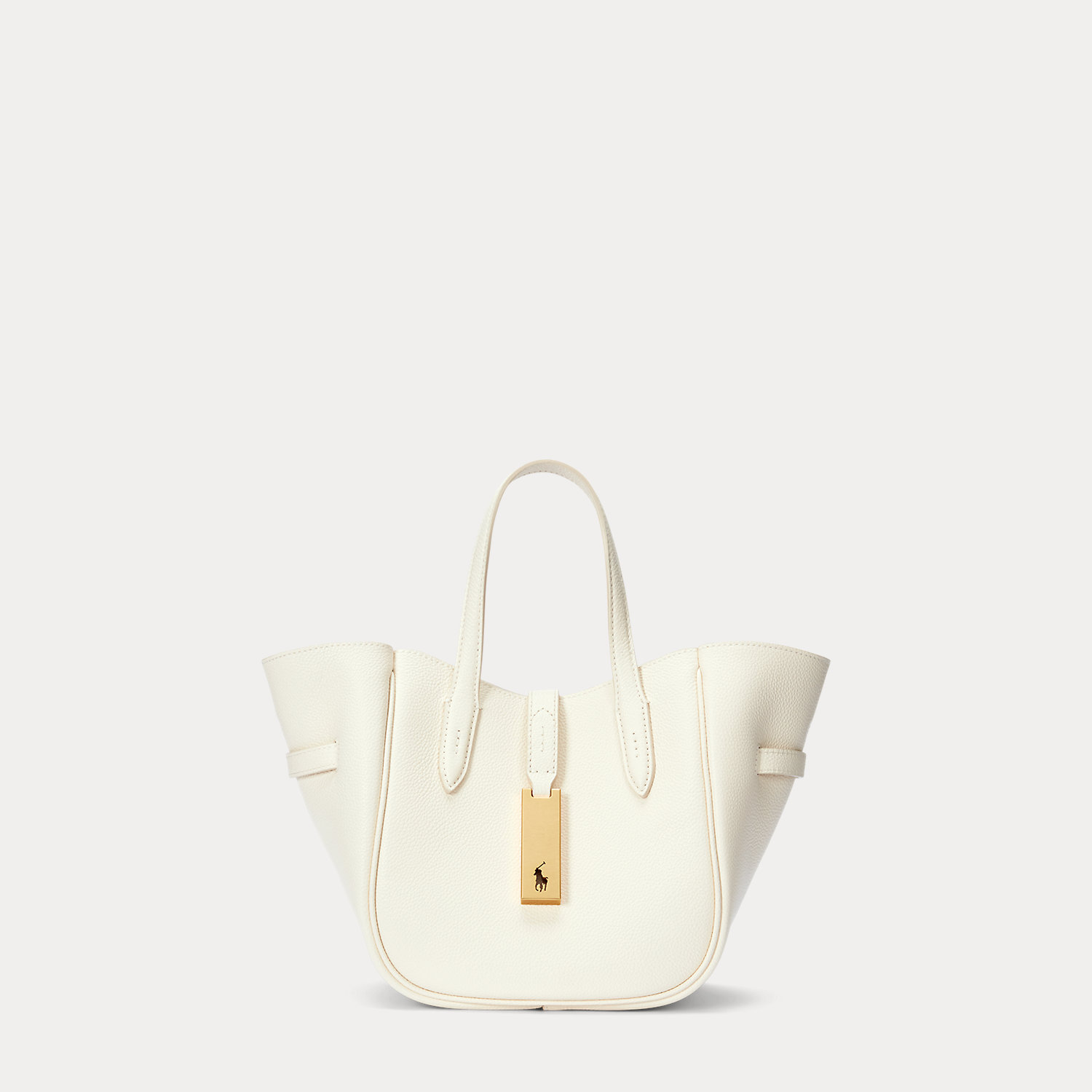 Kleine Tragetasche Polo ID aus Leder von Polo Ralph Lauren