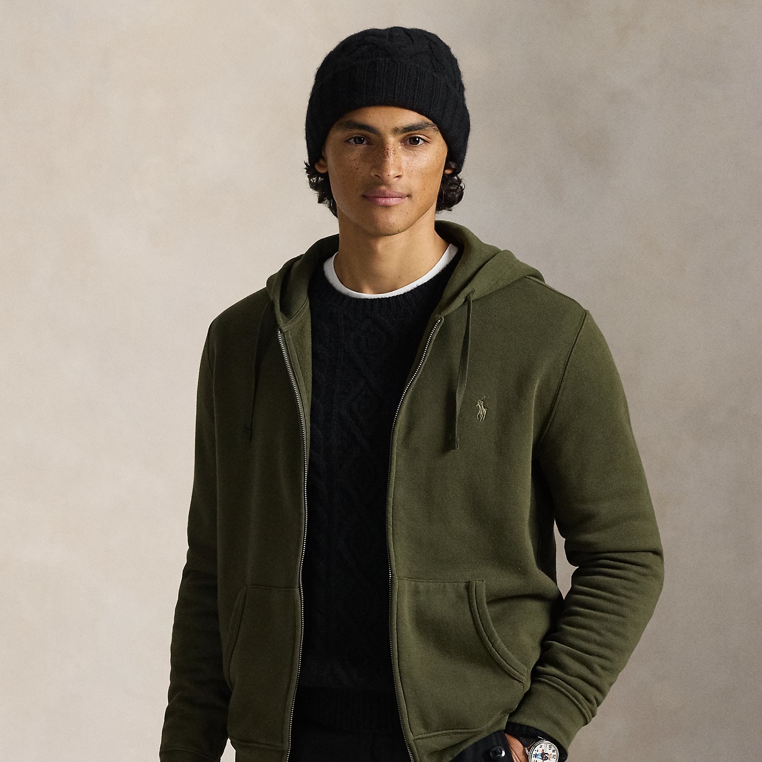 Konfektioniert gefärbte Kapuzenjacke Konfektioniert gefärbte Kapuzenjacke von Polo Ralph Lauren