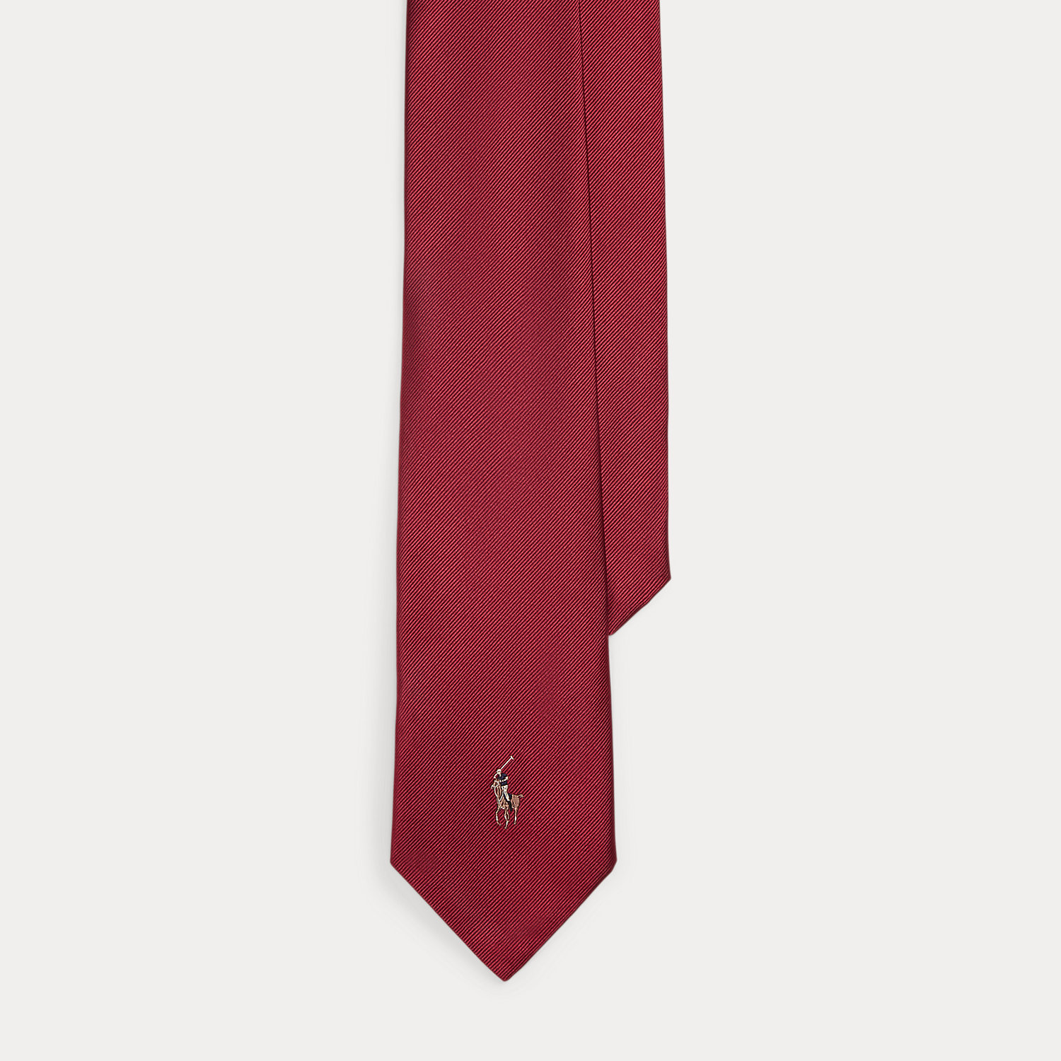 Krawatte aus Seidenrips mit Polo Pony von Polo Ralph Lauren