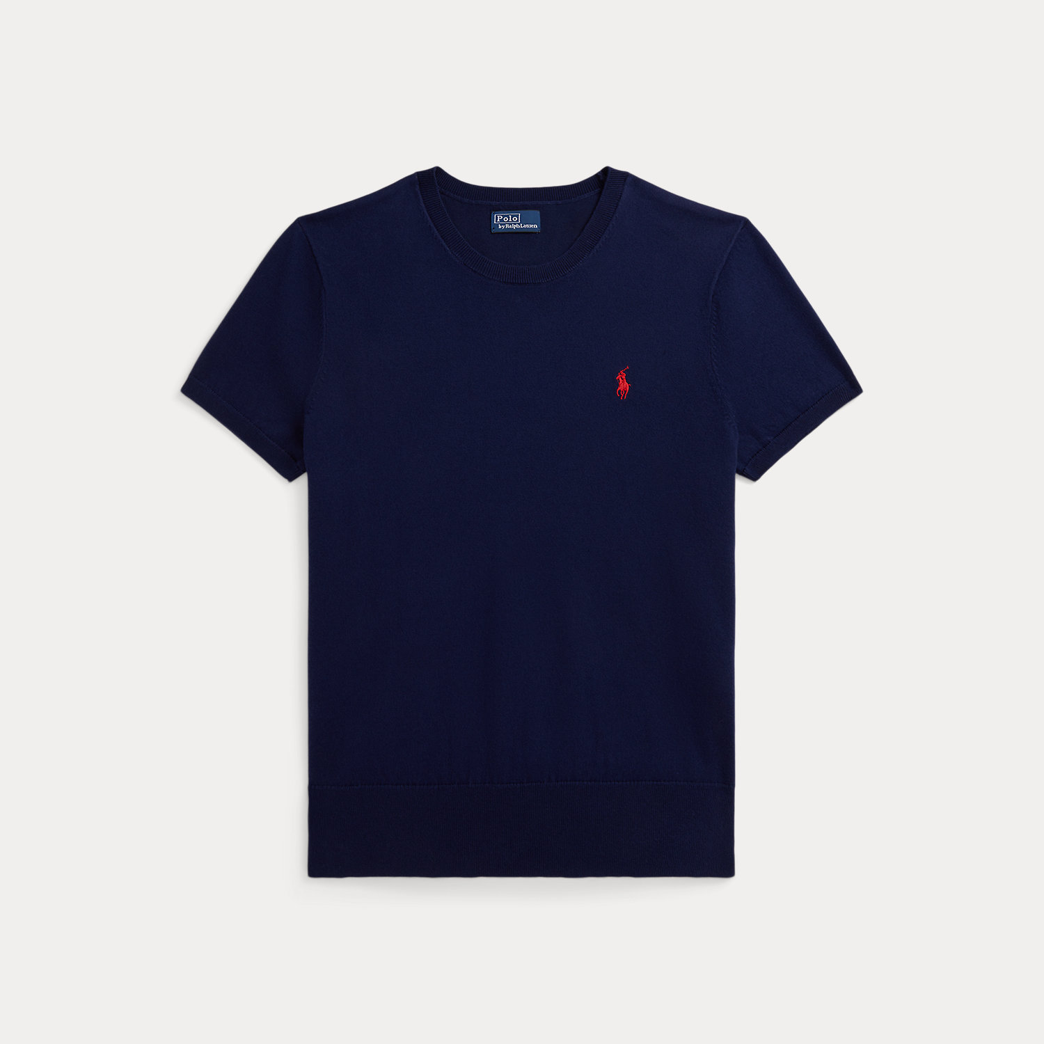Kurzärmliger Rundhalspullover von Polo Ralph Lauren