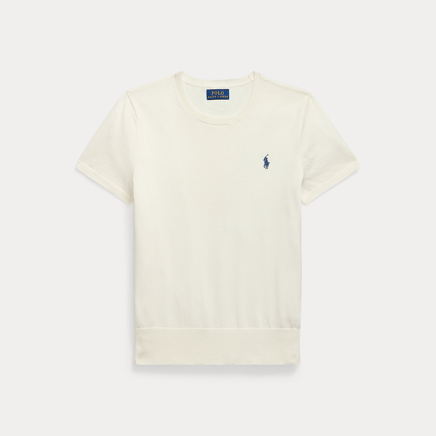 Kurzarmpullover aus gekämmter Baumwolle Kurzarmpullover aus gekämmter Baumwolle von Polo Ralph Lauren