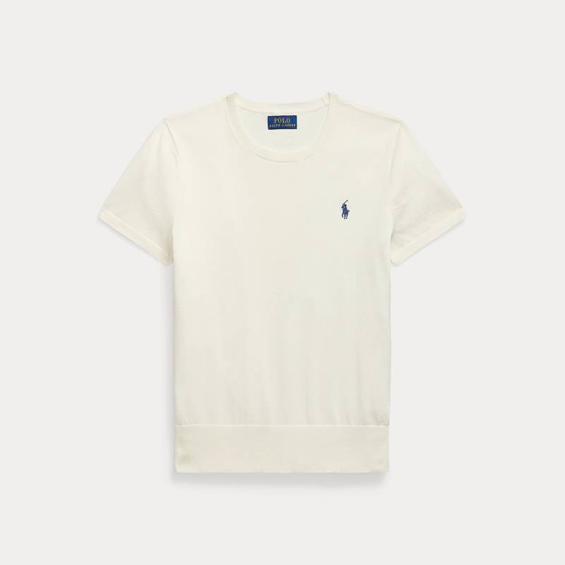 Kurzarmpullover aus gekämmter Baumwolle von Polo Ralph Lauren