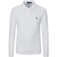 Polo Ralph Lauren Langarm-Poloshirt Custom Slim Fit in Piqué-Qualität von Polo Ralph Lauren