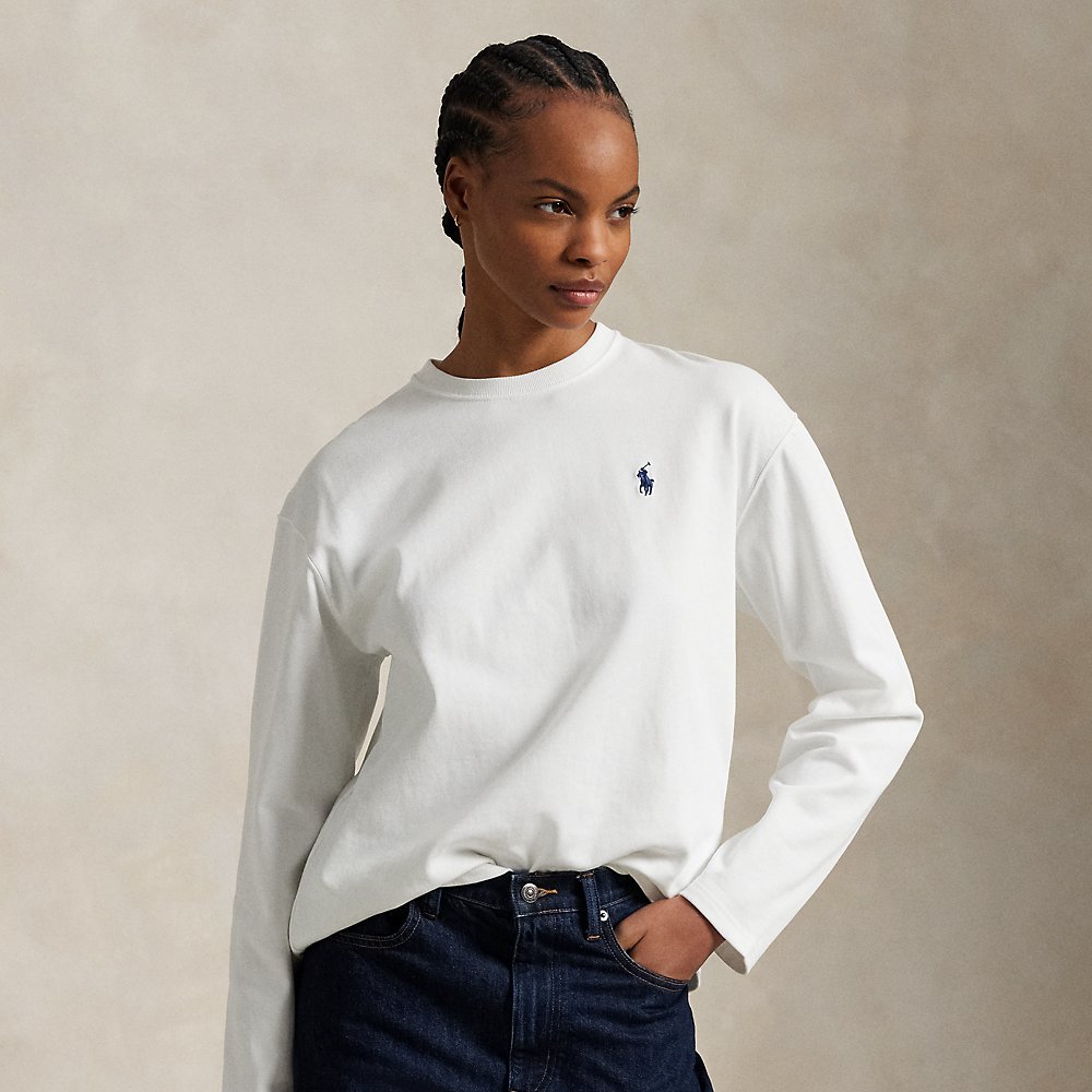 Langarm-T-Shirt aus Baumwolljersey Langarm-T-Shirt aus Baumwolljersey von Polo Ralph Lauren