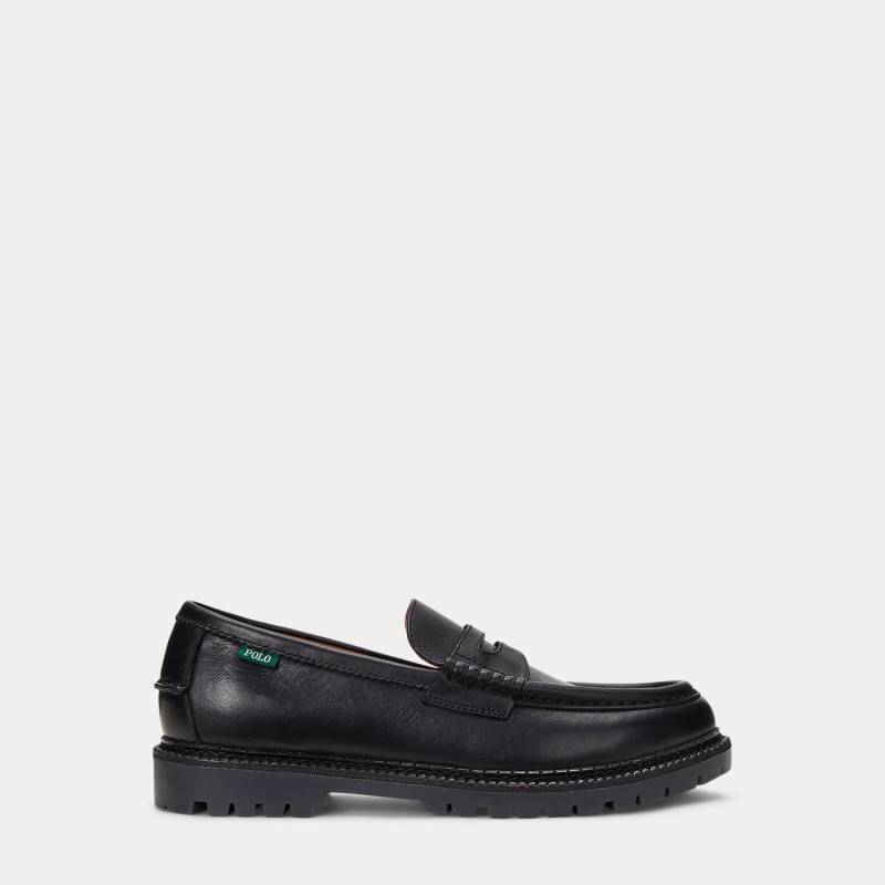 Leder-Pennyloafer Jett mit Profilsohle von Polo Ralph Lauren