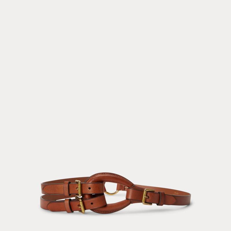 Ledergürtel mit Schnallen im Reiterstil Ledergürtel mit Schnallen im Reiterstil von Polo Ralph Lauren