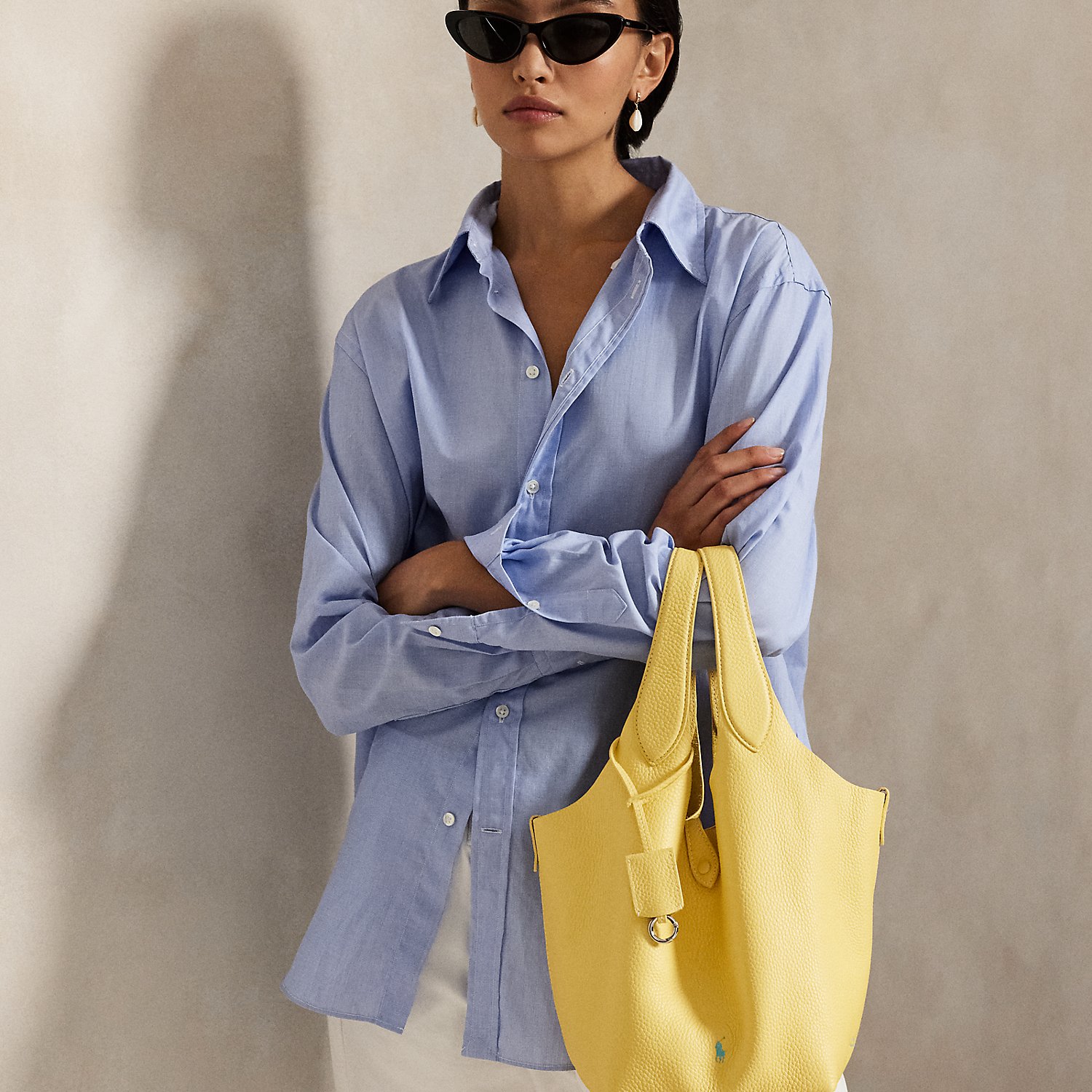 Ledertragetasche Polo Play von Polo Ralph Lauren