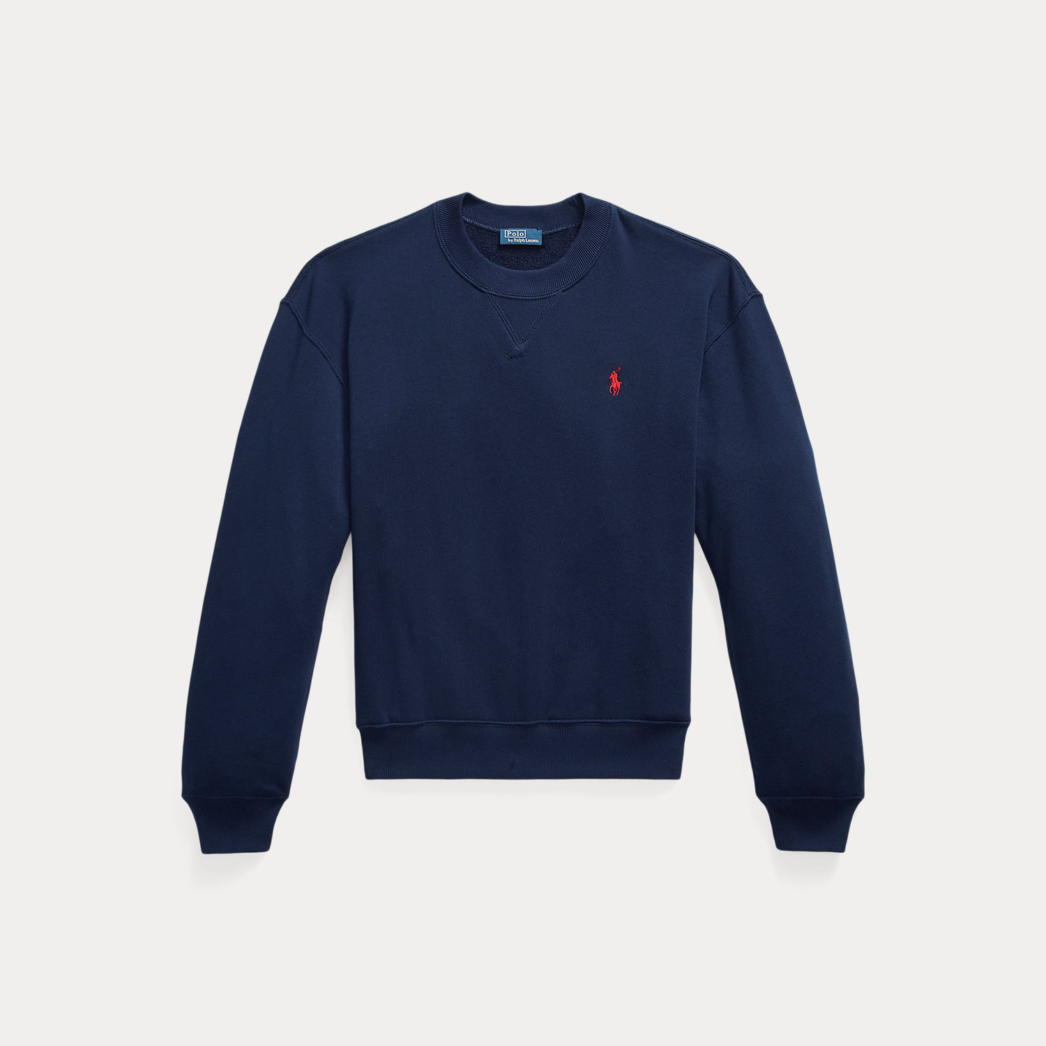 Leichter Rundhalspullover aus Fleece von Polo Ralph Lauren