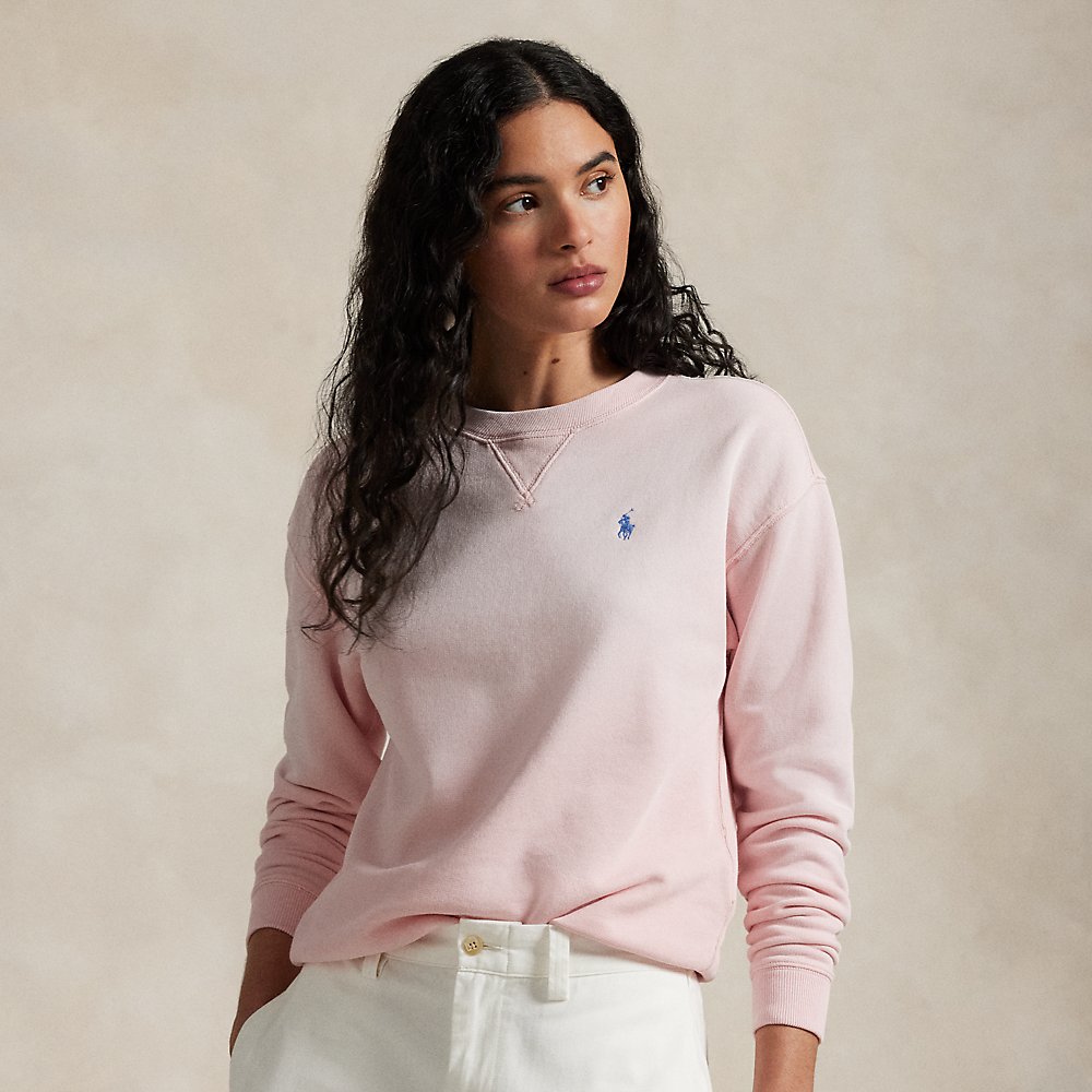 Leichter Rundhalspullover aus Fleece von Polo Ralph Lauren