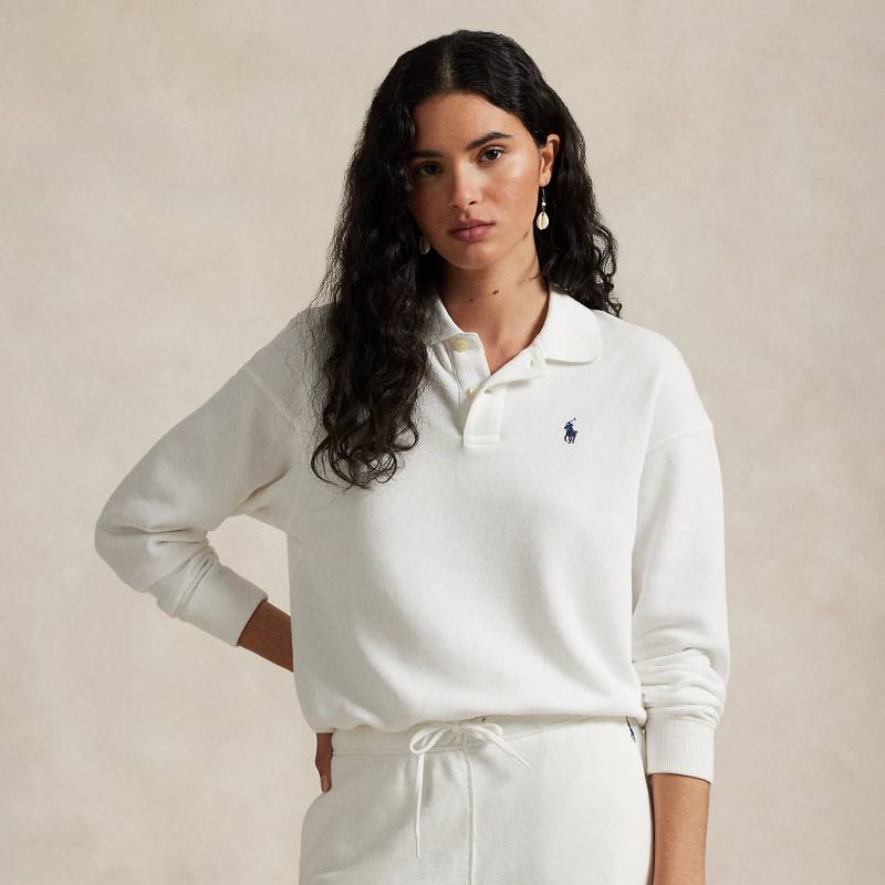 Leichtes Langarm-Poloshirt aus Fleece von Polo Ralph Lauren