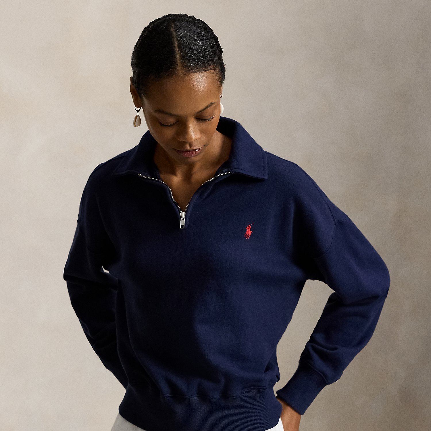 Leichtes Sweatshirt aus Fleece von Polo Ralph Lauren