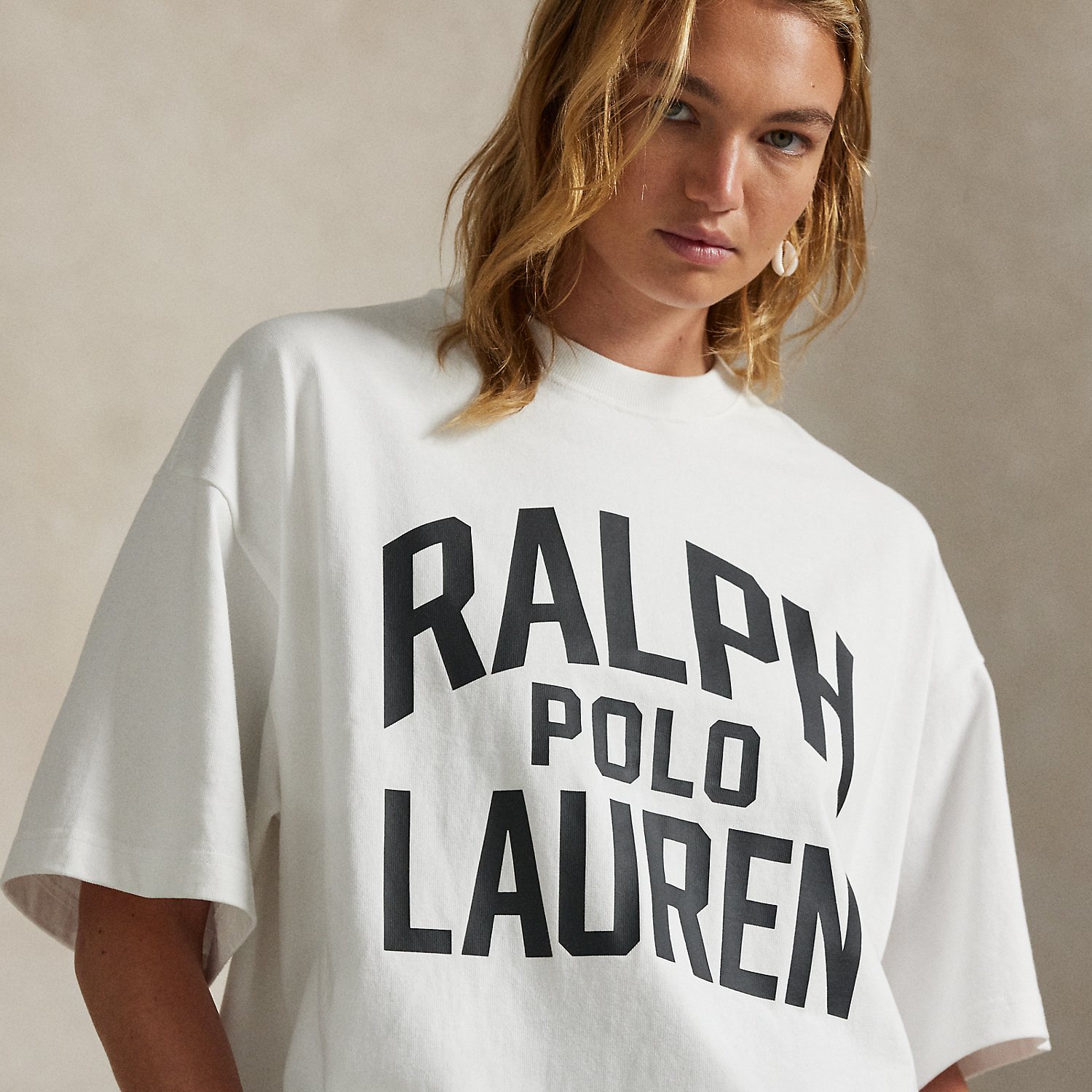 Logo-T-Shirt aus Baumwolljersey Logo-T-Shirt aus Baumwolljersey von Polo Ralph Lauren
