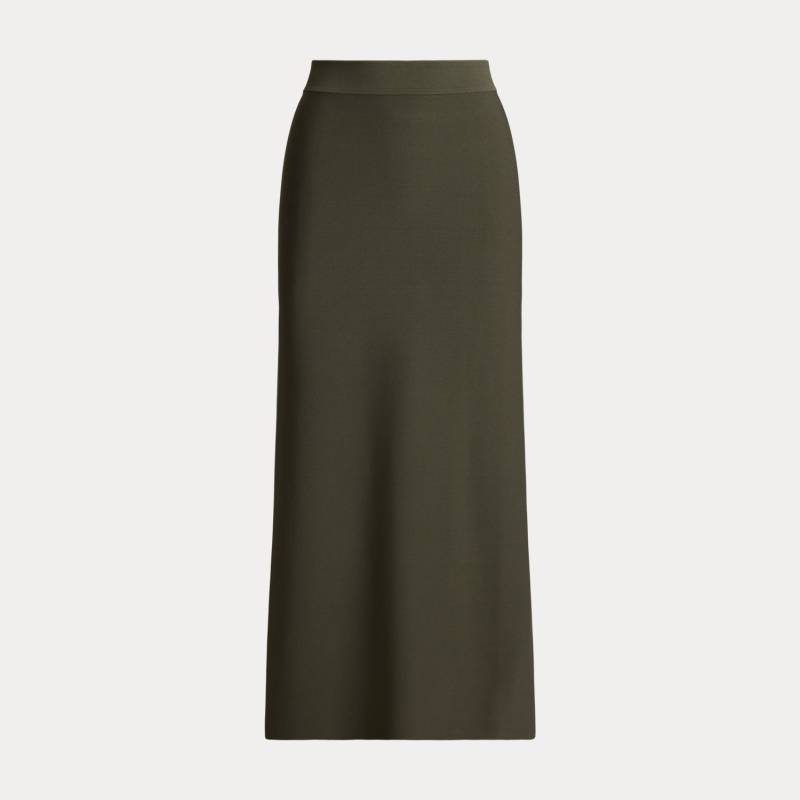 Midirock in Rippenstrick von Polo Ralph Lauren