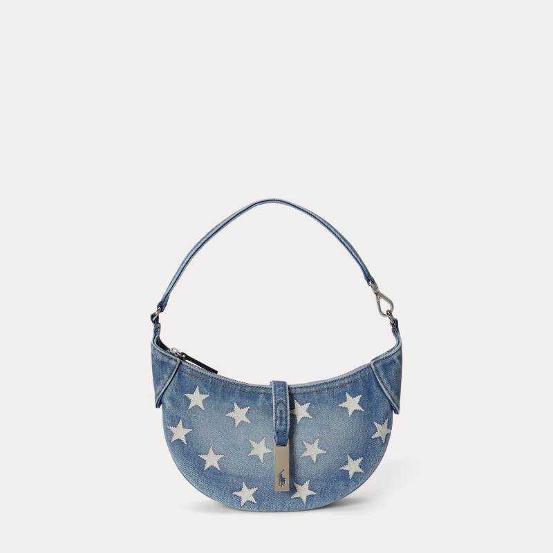 Mini-Schultertasche Polo ID mit Sternen von Polo Ralph Lauren