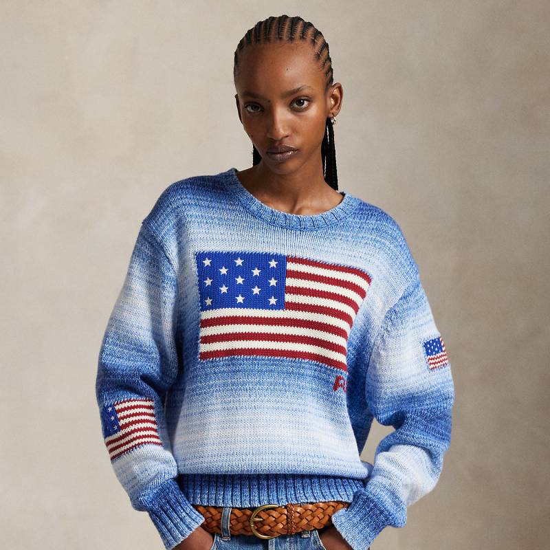 Ombré-Baumwollpullover mit US-Flagge Ombré-Baumwollpullover mit US-Flagge von Polo Ralph Lauren