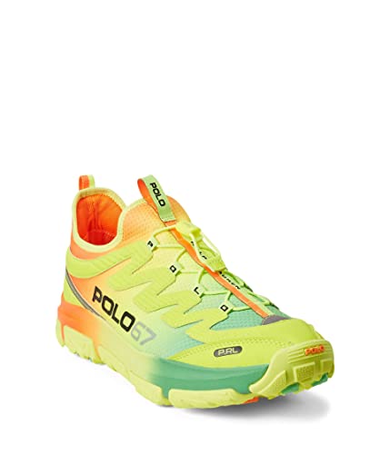 POLO RALPH LAUREN Adventure 300LT Sneaker, Ombre Blaze Org/Toucan Grn, 42.5 EU von Polo Ralph Lauren