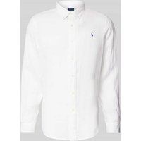 Polo Ralph Lauren Custom Fit Freizeithemd mit Knopfleiste in Weiss, Größe XXL von Polo Ralph Lauren