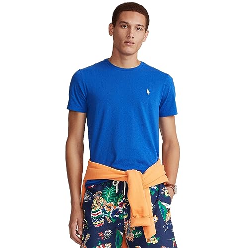 POLO RALPH LAUREN Custom Slim Fit Jersey T-Shirt, Saphirstern, M von Polo Ralph Lauren