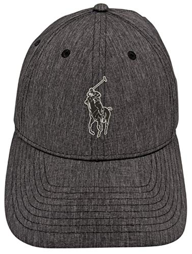 Polo Ralph Lauren Herren Baseline Performance Cap mit verstellbarem Rückengurt, Outline Hat Grau/Schwarz, Einheitsgröße von Polo Ralph Lauren