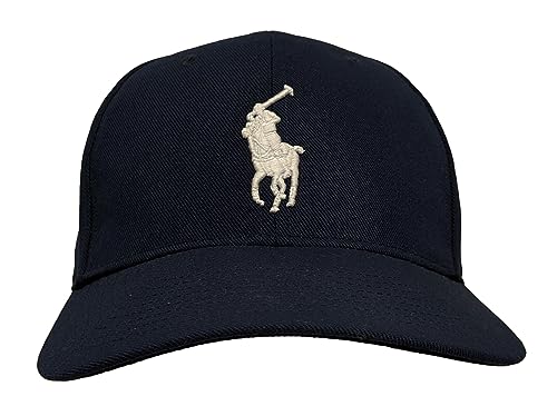 POLO RALPH LAUREN Herren Big Logo Baseball Snapback, Marineblau (Weiß), Einheitsgröße von Polo Ralph Lauren