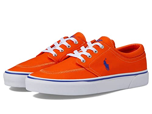 Polo Ralph Lauren Herren Faxon X Sneaker, Segeln Orange Royal Pp, 42 EU von Polo Ralph Lauren