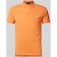 Polo Ralph Lauren Slim Fit Poloshirt mit Label-Stitching in Orange, Größe XXL Polo Ralph Lauren Slim Fit Poloshirt mit Label-Stitching in Orange, Größe XXL von Polo Ralph Lauren
