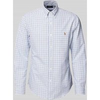 Polo Ralph Lauren Regular Fit Freizeithemd mit Label-Stitching in Hellblau, Größe XXL von Polo Ralph Lauren