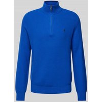 Polo Ralph Lauren Strickpullover mit Label-Stitching in Royal, Größe L von Polo Ralph Lauren