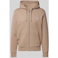Polo Ralph Lauren Regular Fit Sweatjacke mit Baumwolle in Camel, Größe XL von Polo Ralph Lauren