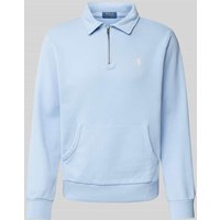 Polo Ralph Lauren Sweatshirt mit Logo-Stitching in Jeansblau, Größe XL von Polo Ralph Lauren