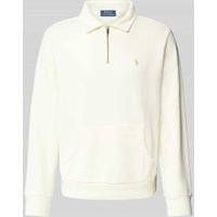 Polo Ralph Lauren Sweatshirt mit Logo-Stitching in Offwhite, Größe XXL von Polo Ralph Lauren