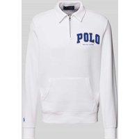 Polo Ralph Lauren Sweatshirt mit Polokragen in Weiss, Größe S Polo Ralph Lauren Sweatshirt mit Polokragen in Weiss, Größe S von Polo Ralph Lauren