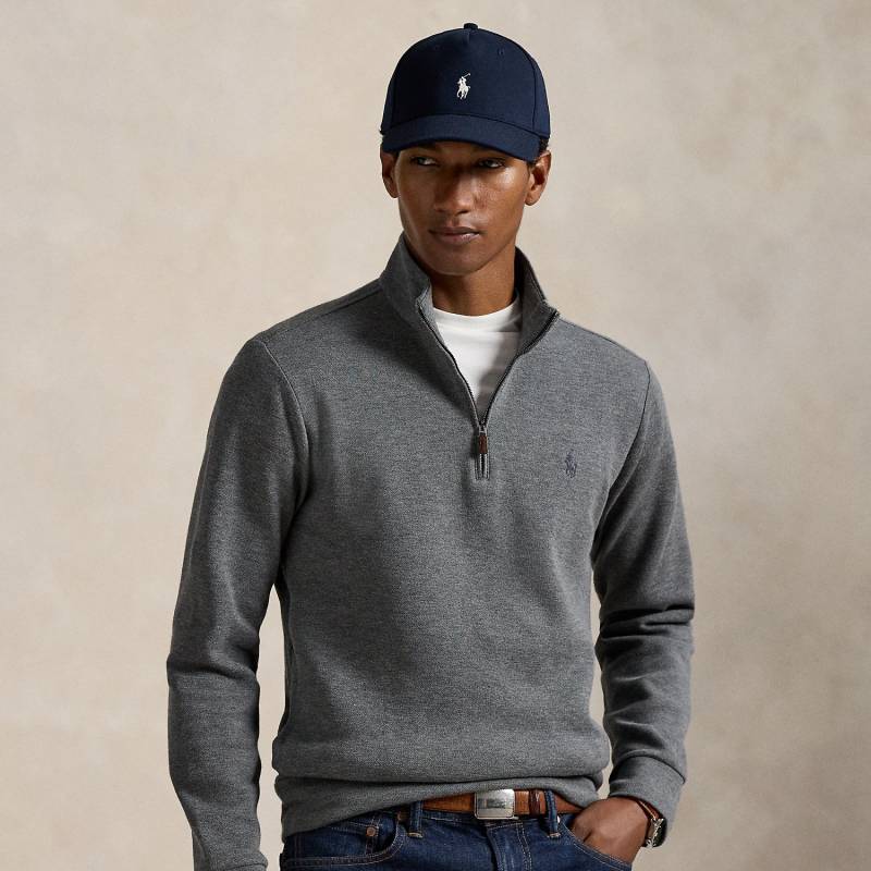 Piqué-Pullover mit Viertelreißverschluss Piqué-Pullover mit Viertelreißverschluss von Polo Ralph Lauren