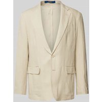 Polo Ralph Lauren Regular Fit 2-Knopf-Sakko aus reinem Leinen in Beige, Größe 50 von Polo Ralph Lauren