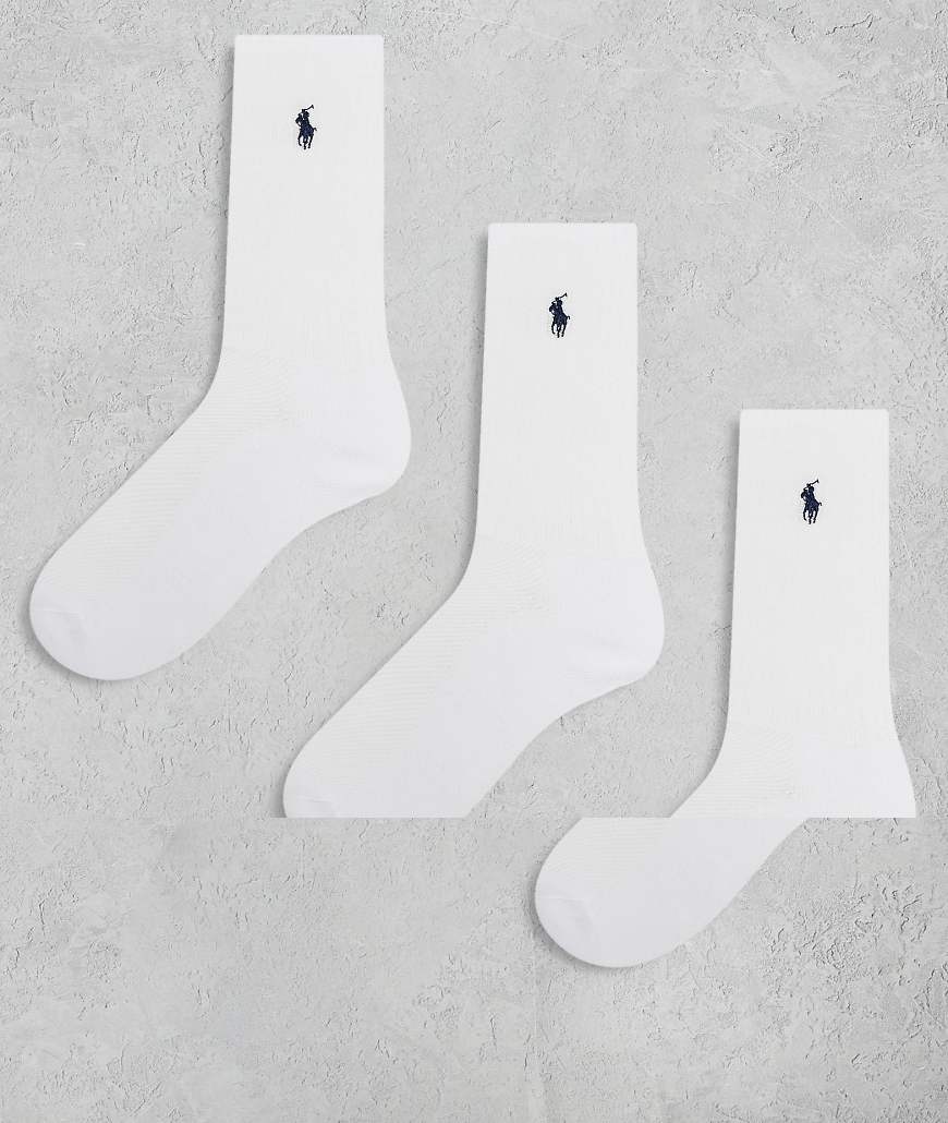 Polo Ralph Lauren - 3er-Pack Knöchelsocken in Weiß Polo Ralph Lauren - 3er-Pack Knöchelsocken in Weiß von Polo Ralph Lauren