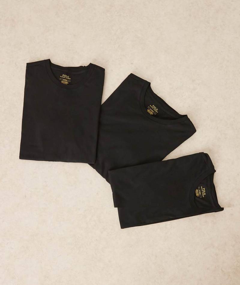 Polo Ralph Lauren - 3er-Pack Lounge-T-Shirts in Schwarz mit Logo-Symbol Polo Ralph Lauren - 3er-Pack Lounge-T-Shirts in Schwarz mit Logo-Symbol von Polo Ralph Lauren